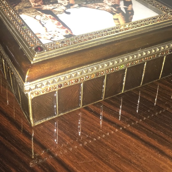 Rare Jay Strongwater Swarovski vanity Box Frame 🤎 - Picture 16 of 17